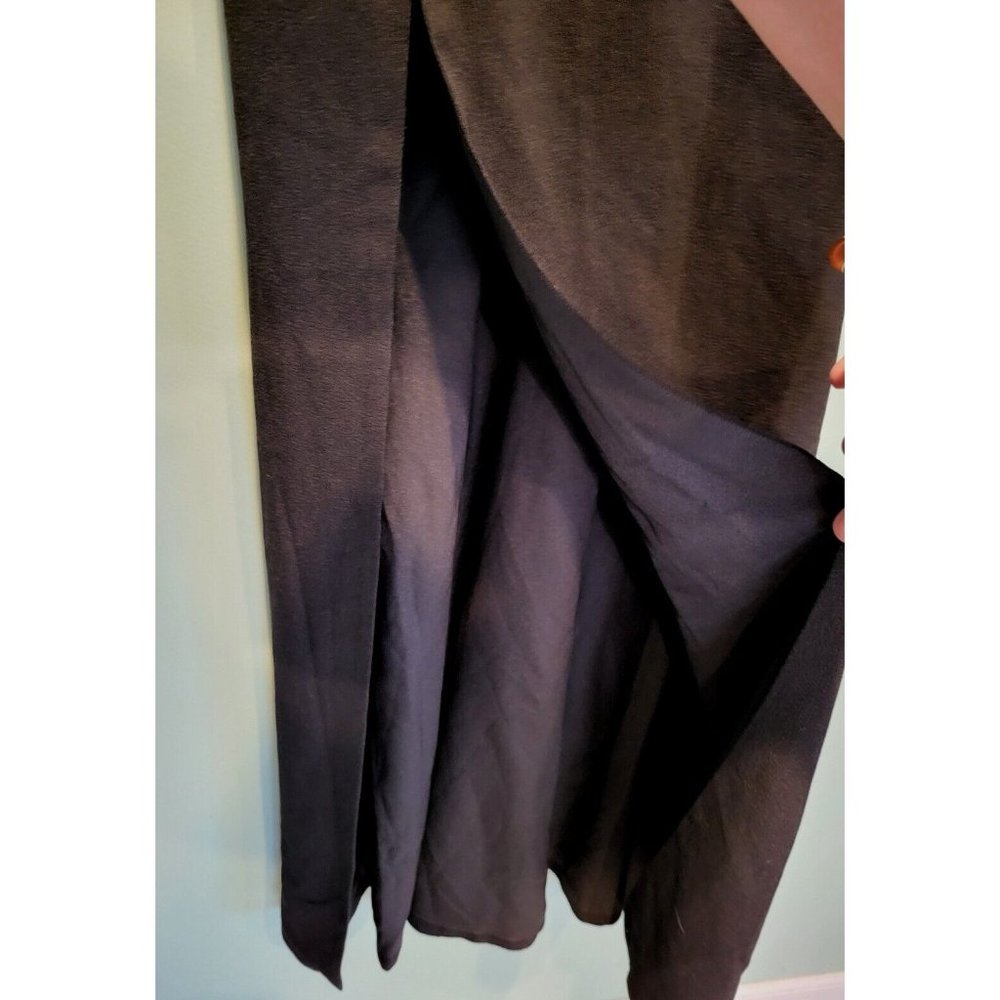 NWOT Dress The Population Black Evening Formal Maxi Dress Sequins Lace Slit XS - Picture 4 of 8